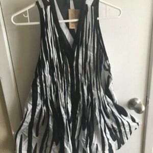 Sioni Printed BW Blouse